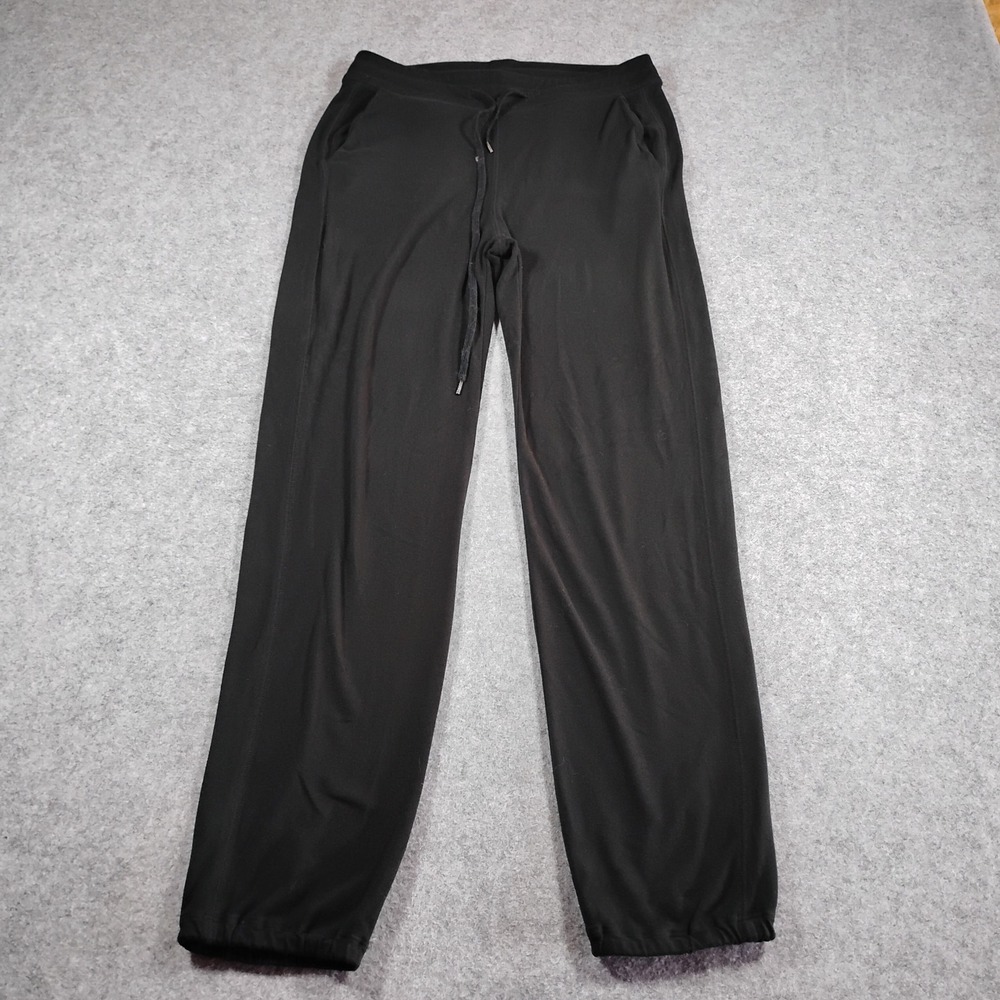 James Perse Womens Black Knit Jogger Pants WMSS1831 Size 0‎ Made in USA